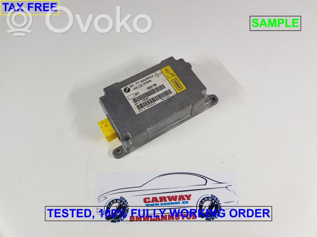 BMW 7 E65 E66 Airbag control unit/module 