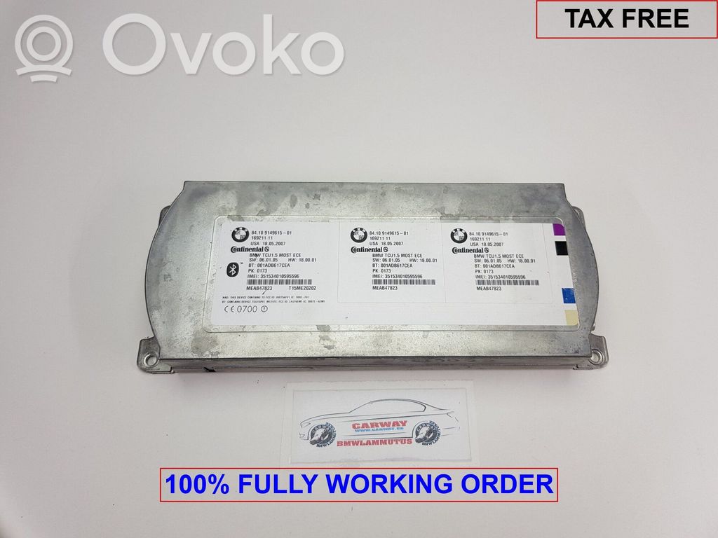 BMW 5 E60 E61 Bluetooth control unit module 