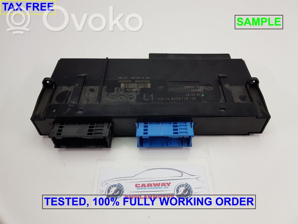 BMW 3 E90 E91 Central body control module 