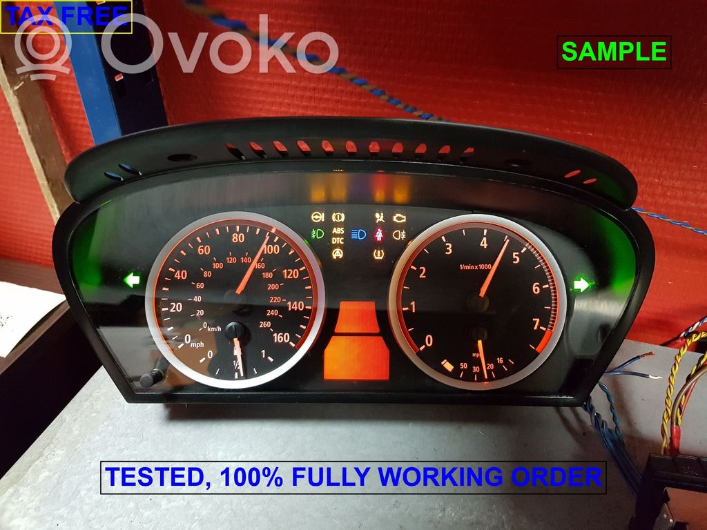 BMW 5 E60 E61 Speedometer (instrument cluster) 