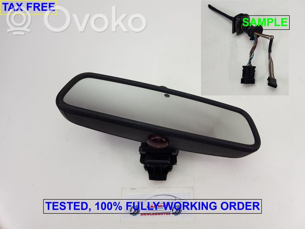 BMW 5 E60 E61 Rear view mirror (interior) 