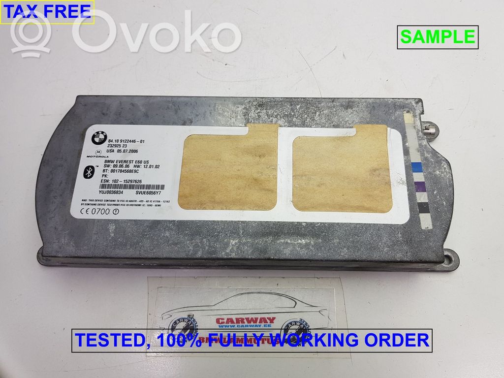 BMW 5 E60 E61 Bluetooth modulis 
