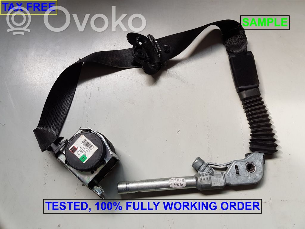 BMW 5 E60 E61 Front seatbelt 
