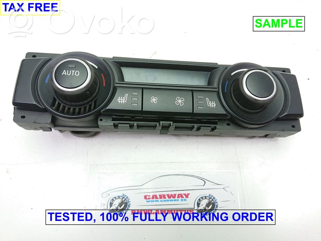 BMW X6 E71 Climate control unit 