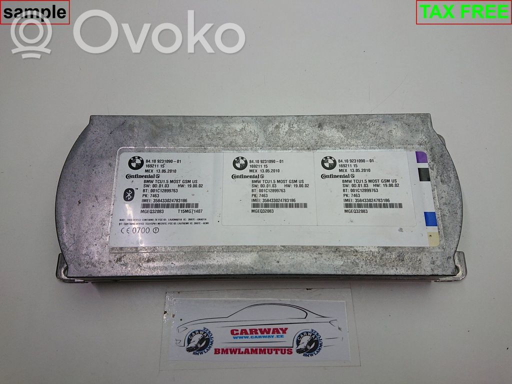 BMW 5 E60 E61 Bluetooth control unit module 
