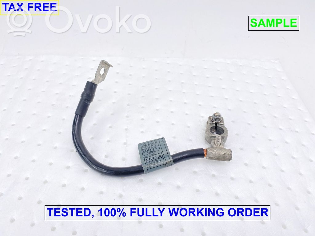 BMW 7 E65 E66 Negative earth cable (battery) 
