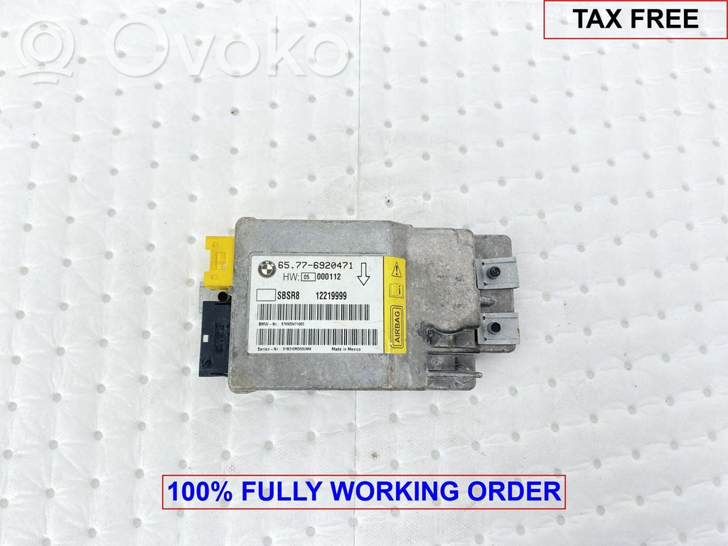BMW 7 E65 E66 Degalų (kuro) siurblio valdymo blokas 