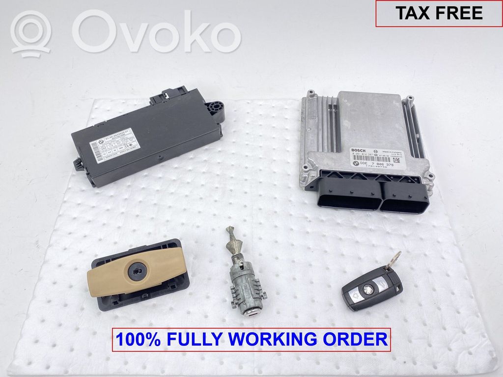 Engine ECU kit and lock set   7810980,13617806379,13617810980,61356943835,6943835,7804844,7805287,7805586,7806379,7808289,7809955,7823800,8509036