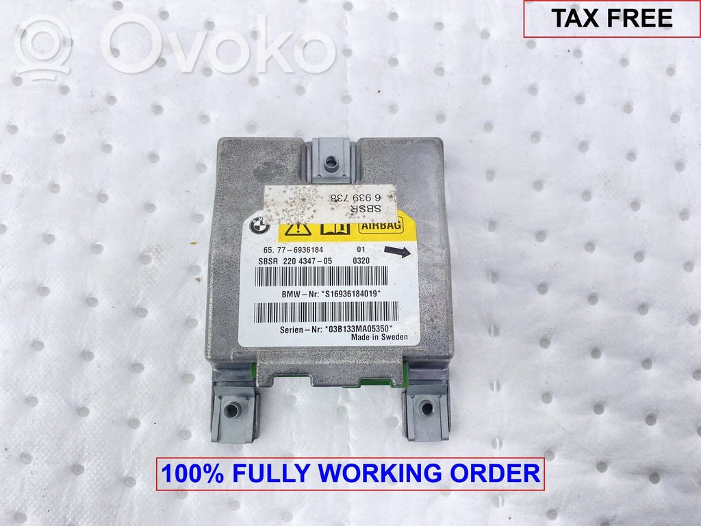BMW 5 E60 E61 Airbag control unit/module 