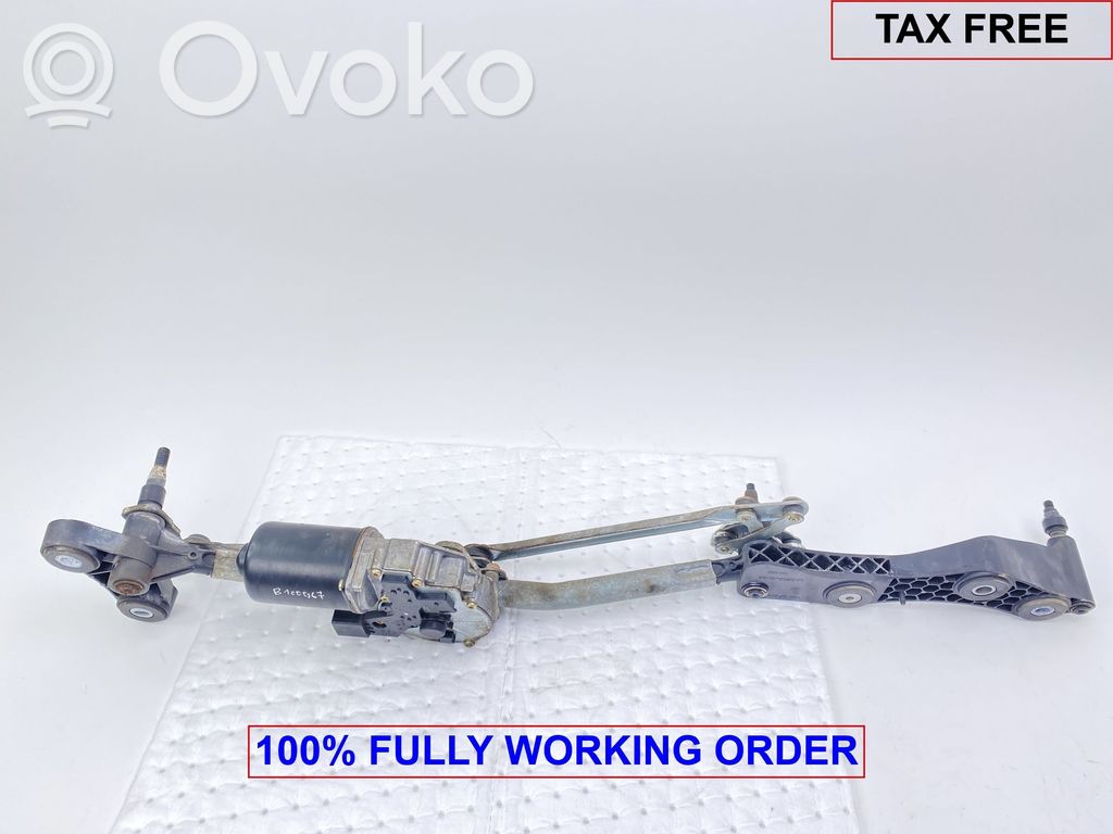 BMW 5 E60 E61 Tiranti e motorino del tergicristallo anteriore 