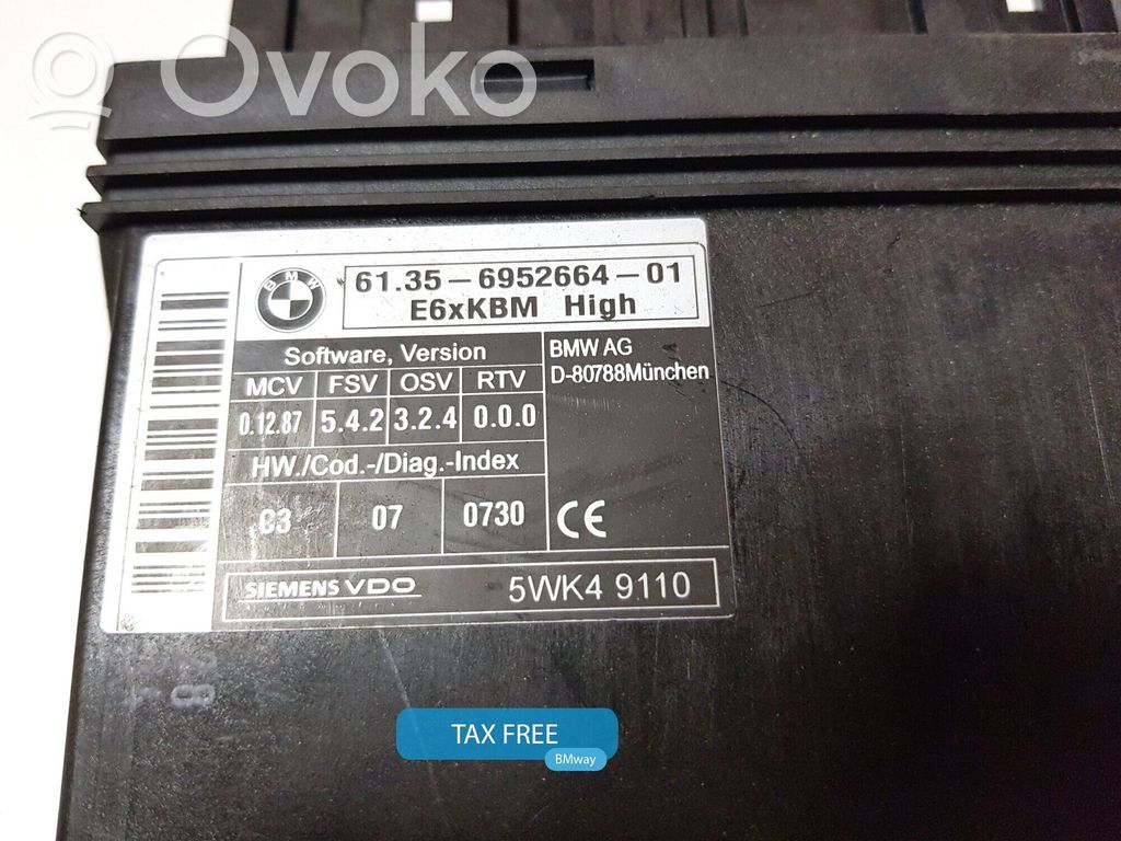 BMW 5 E60 E61 Sterownik / Moduł komfortu 