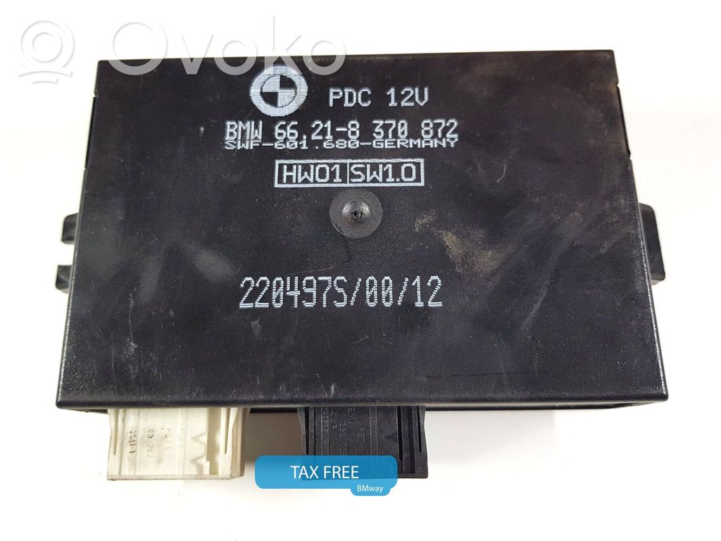 Pysäköintitutkan (PCD) ohjainlaite/moduuli   9129815,66218370872,66209129815,0413382,6900270,6904023,6916405,6921415,6942675,6958516,6985501,8363547,8370872,8381088,8385232,9112463,9116543,9119428,9129815