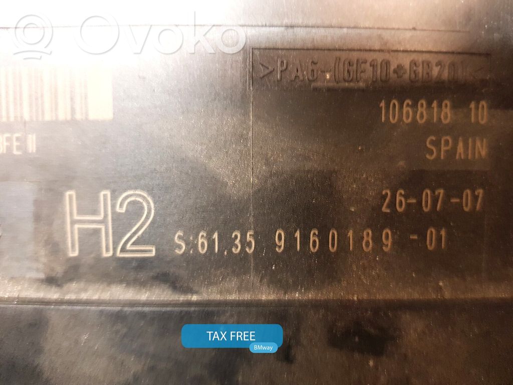 Other control units/modules   9187545,61359160189,61359187545,9144390,9160189,9171160,9176887,9177988,9185689,9187545,9219283,9226337,9227190,9229883,9234003,9247476,9253486,9264577,9267209,9267424,9286790,9298948,9305739