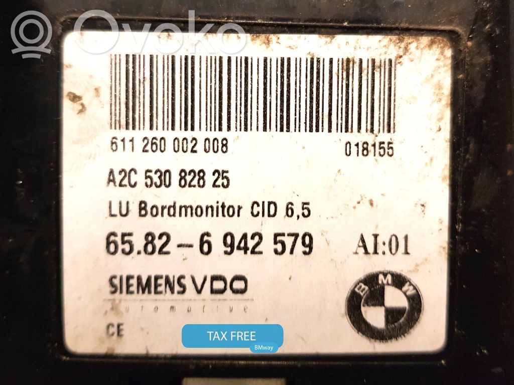 BMW 5 E60 E61 Monitor / wyświetlacz / ekran 