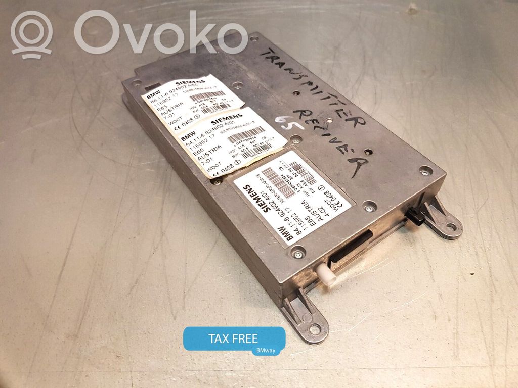 BMW 7 E65 E66 Unidad de control/módulo del teléfono 