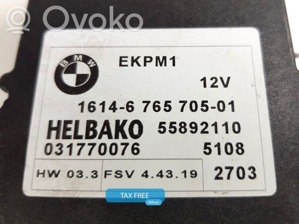 Unité de commande / module de pompe à carburant   6765705,6765705,16146765705,6763811,6764716,6765705,7054041,7163504,7163505,7169960,7180426,7203993,7209286,7218339,7229173,7263392,7268028,7276046,7407513