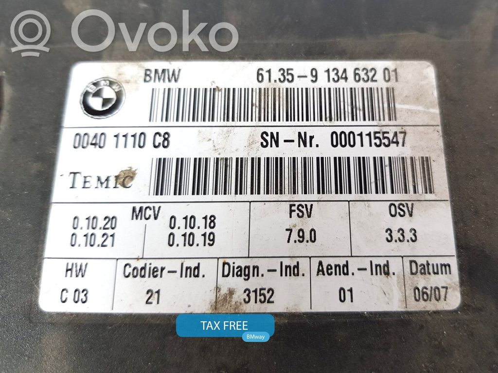 BMW 5 E60 E61 Steuergerät Sitz 
