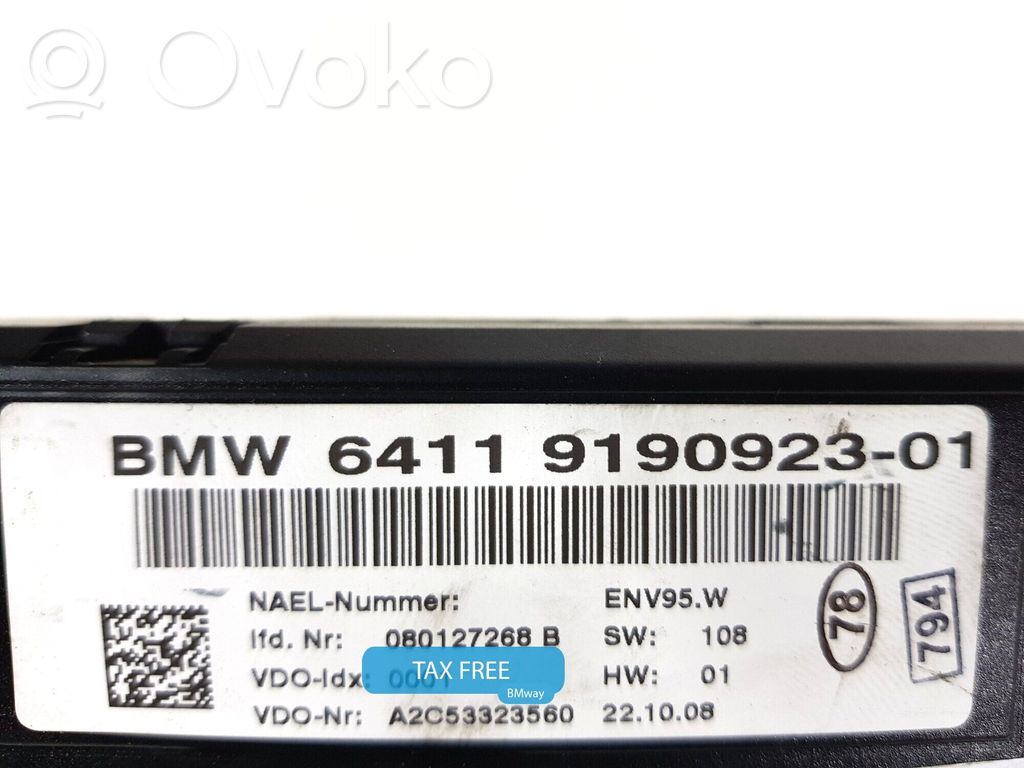 BMW 3 E92 E93 Unitate control climatizare 