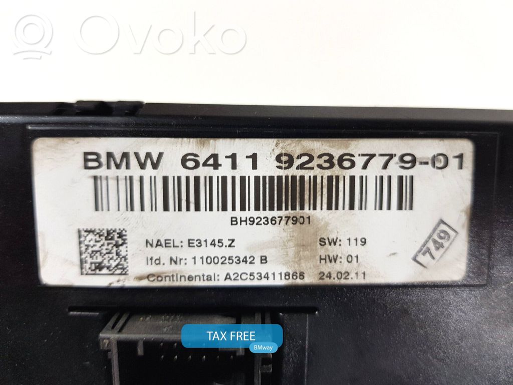 BMW 3 E92 E93 Alte piese aer condiționat (A/C) 