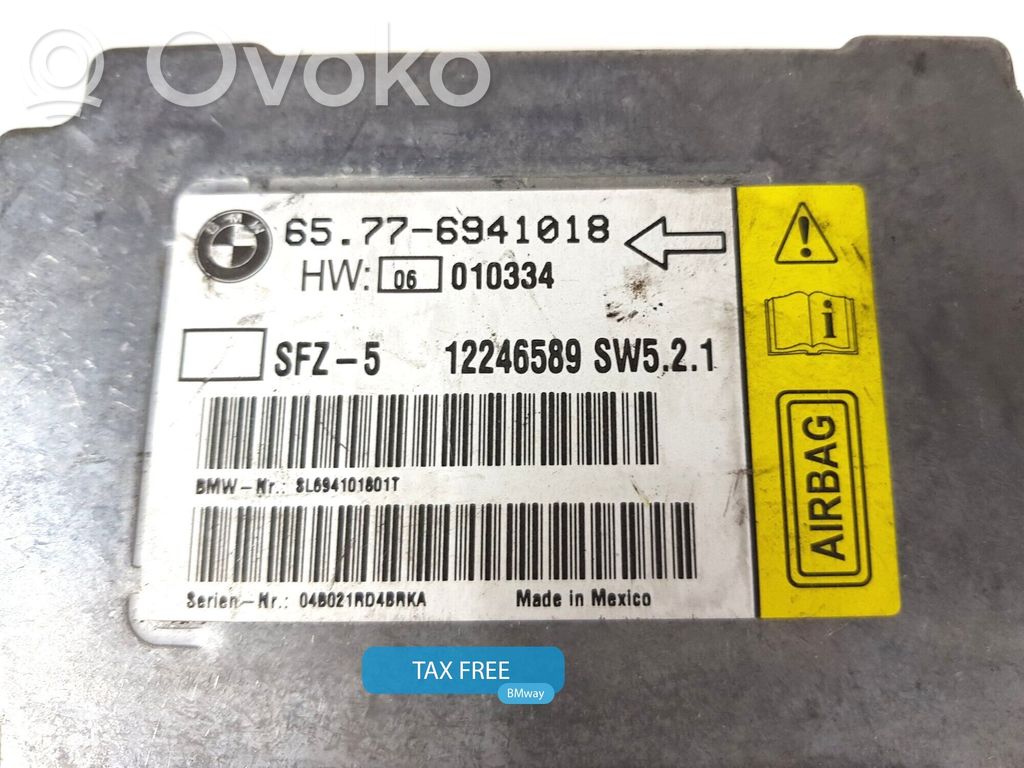 BMW 5 E60 E61 Airbagsteuergerät 