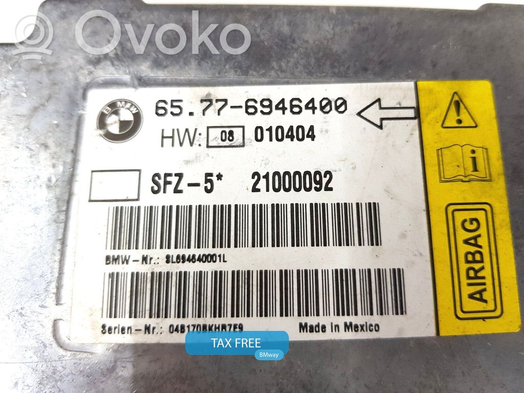 BMW 5 E60 E61 Airbagsteuergerät 