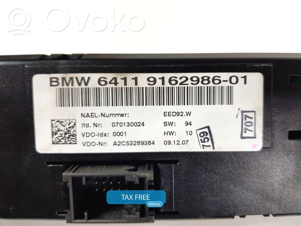 BMW 3 E90 E91 Unitate control climatizare 