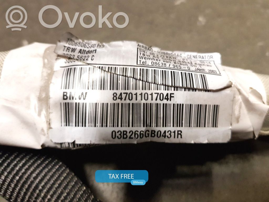 Kopfairbag   7011017,7011017,72127011017,7011017,9143353