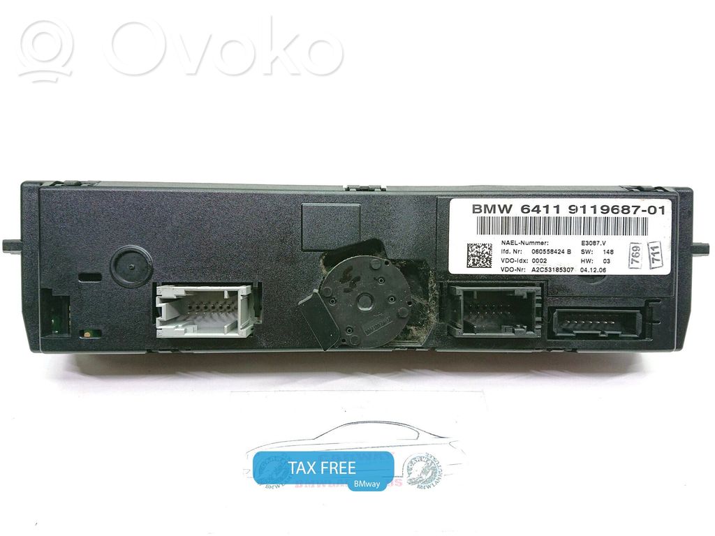 BMW 3 E92 E93 Panel klimatyzacji 