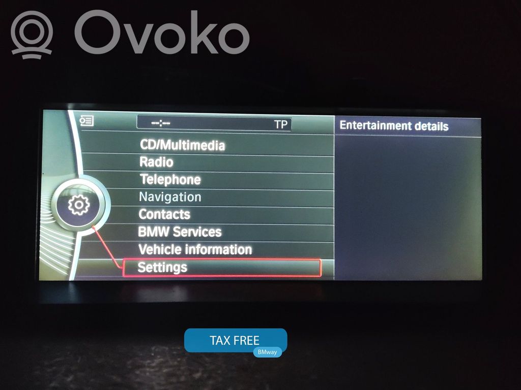 BMW 7 F01 F02 F03 F04 Monitor / wyświetlacz / ekran 