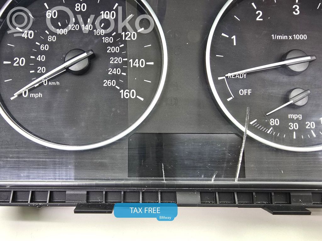 BMW 3 F30 F35 F31 Tachimetro (quadro strumenti) 