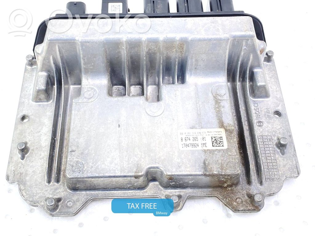 BMW 3 F30 F35 F31 Komputer / Sterownik ECU i komplet kluczy 
