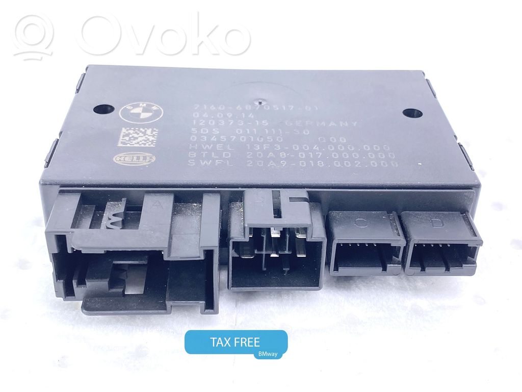 BMW 3 F30 F35 F31 Sterownik / Moduł haka holowniczego 