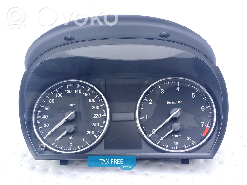 BMW 3 E90 E91 Tachimetro (quadro strumenti) 
