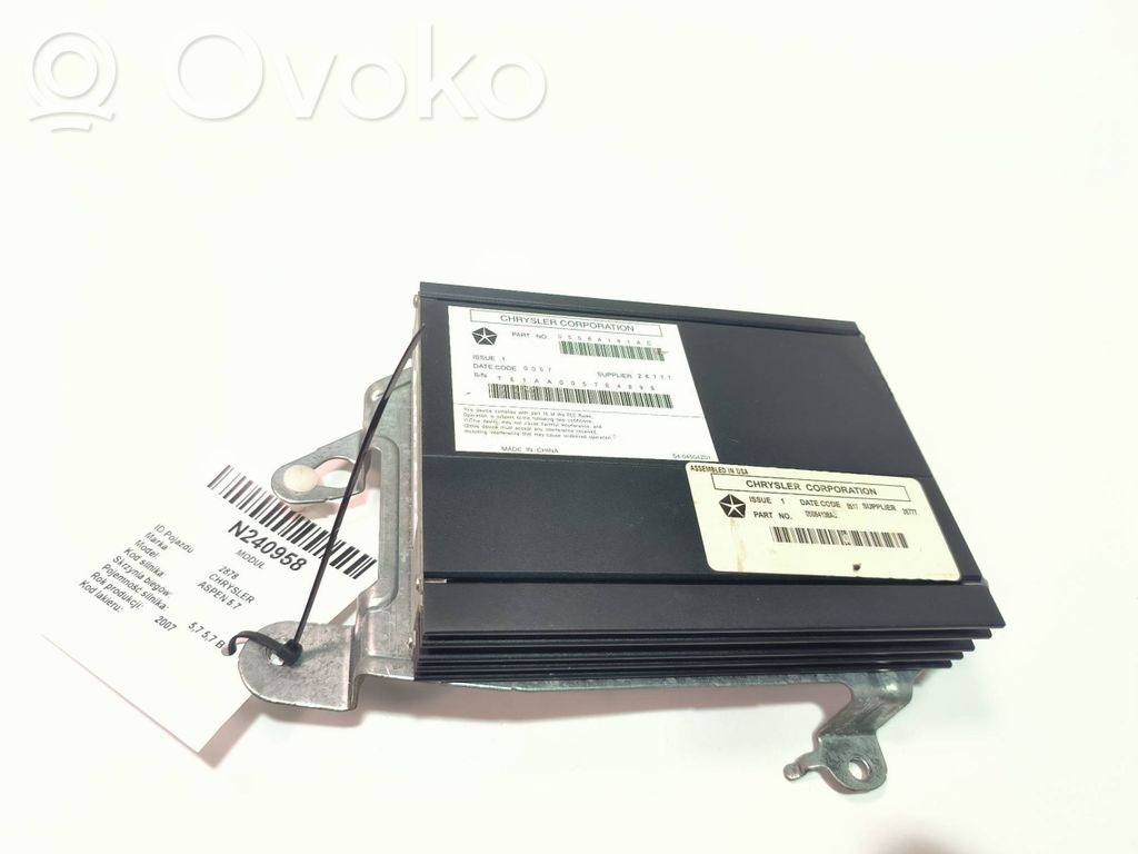 Chrysler Aspen Sound HiFi control unit module 