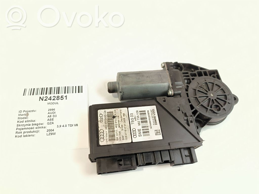 Galinis varikliukas langų pakėlėjo   4E0959802D,982738109,5WK45676KBF,982736109