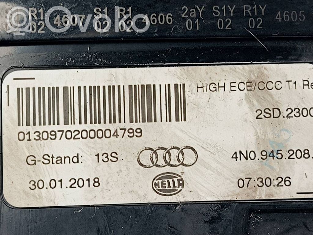 Audi A8 S8 D5 Takaluukun takavalot 