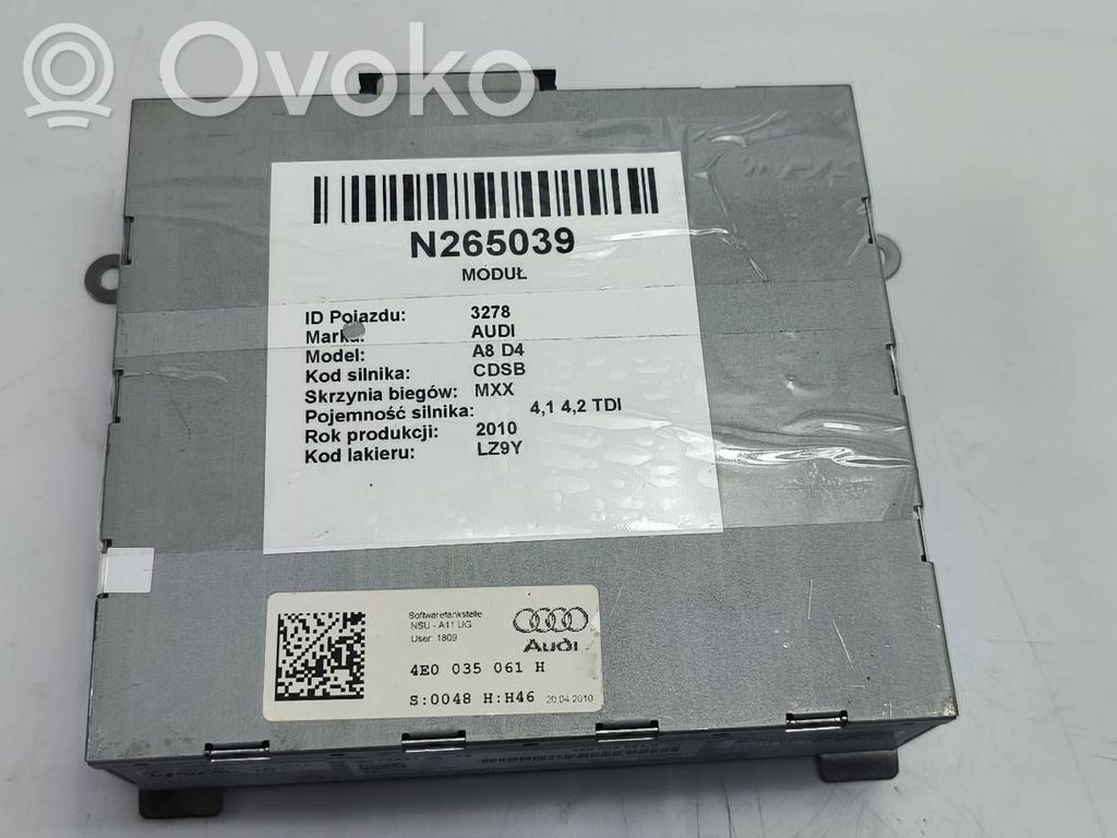 Audi A8 S8 D4 4H Panel / Radioodtwarzacz CD/DVD/GPS 