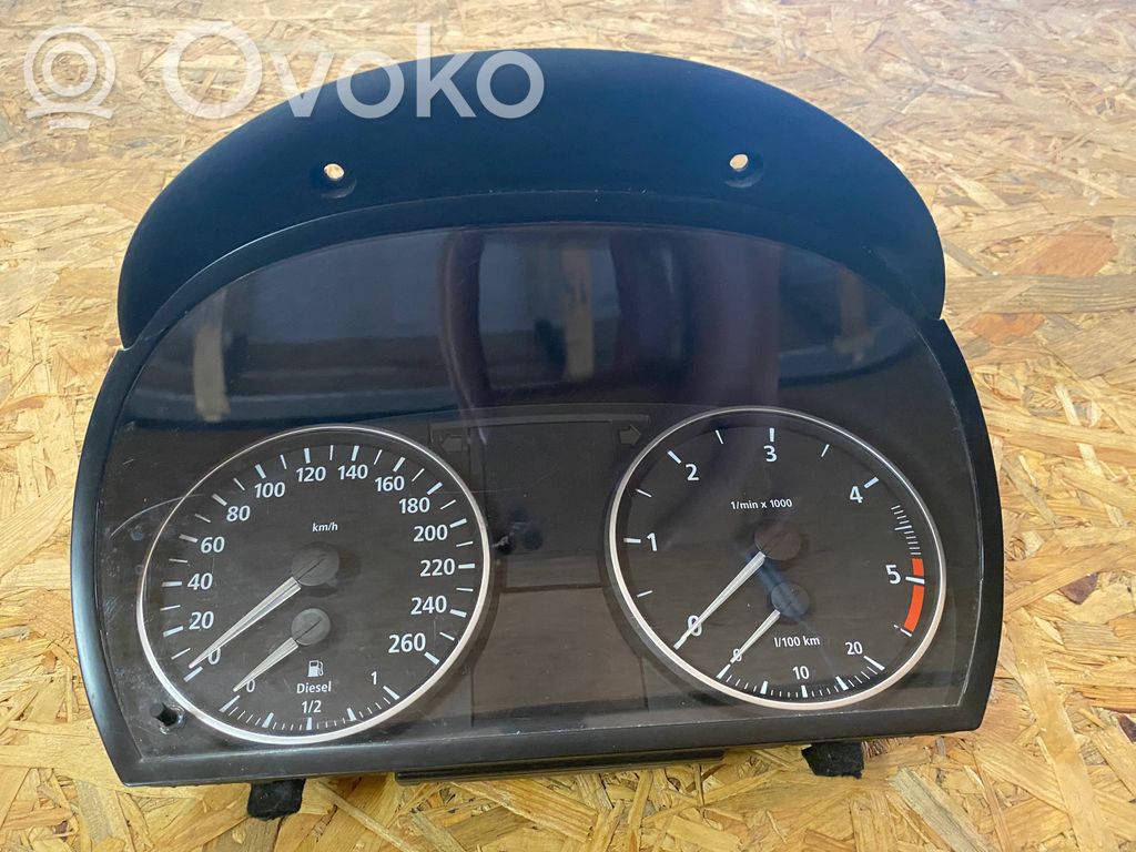 BMW 3 E90 E91 Speedometer (instrument cluster) 
