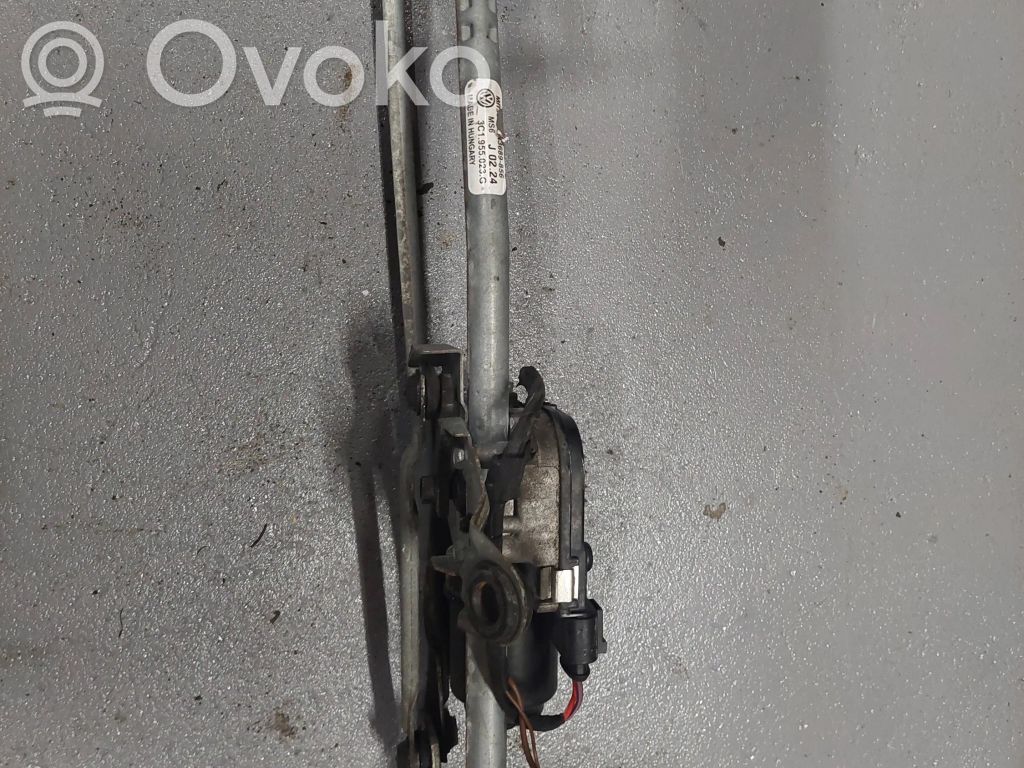 Volkswagen PASSAT B6 Mechanizm i silniczek wycieraczek szyby przedniej / czołowej 