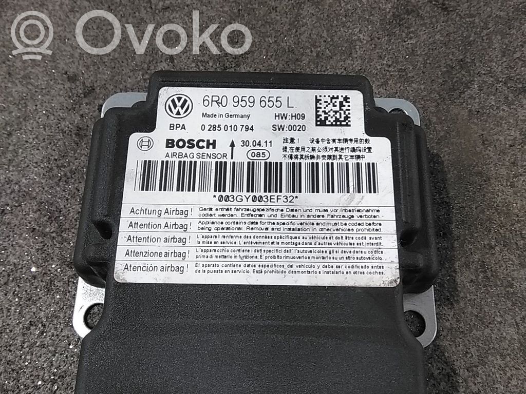 Volkswagen Polo V 6R Module de contrôle airbag