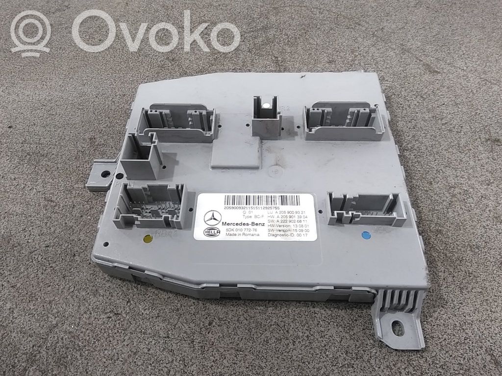 Mercedes-Benz C W205 Alte unități/module de control 