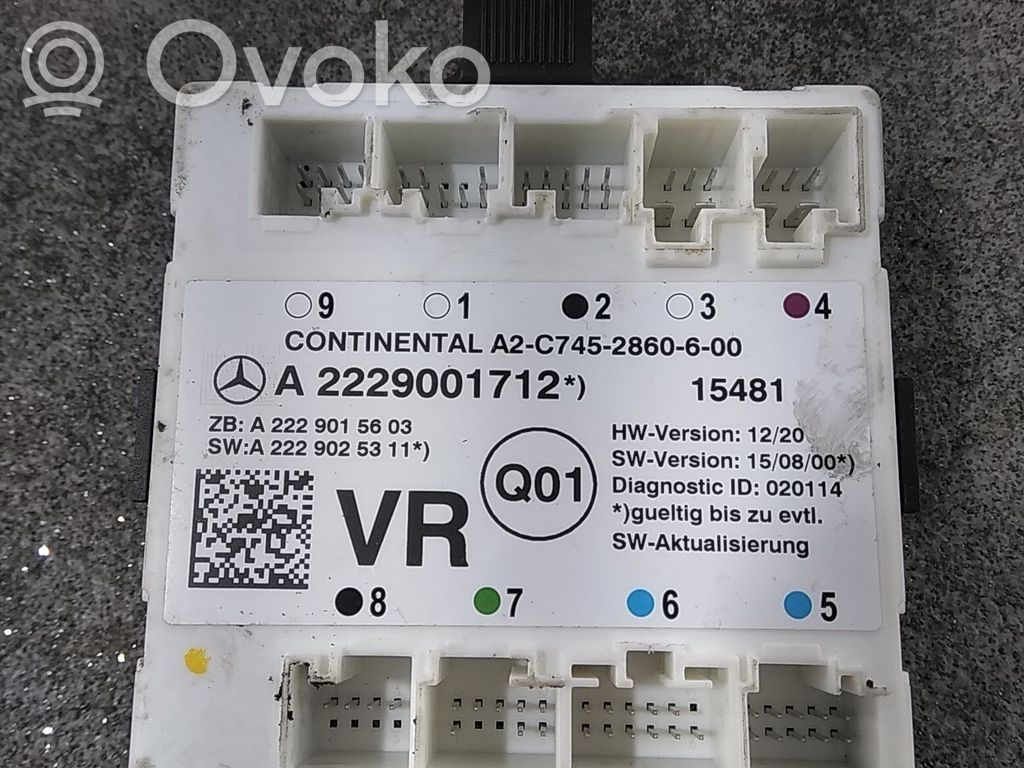 Mercedes-Benz C W205 Module confort