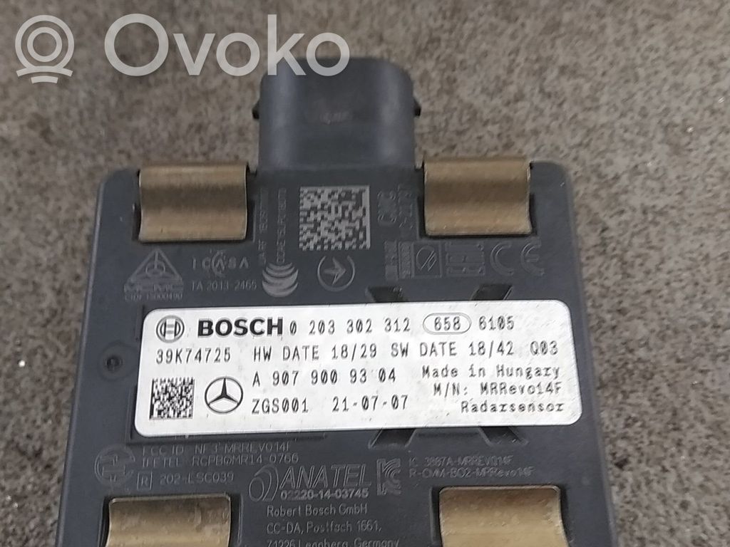 Sensor de radar Distronic   A9079009304,A9079000908