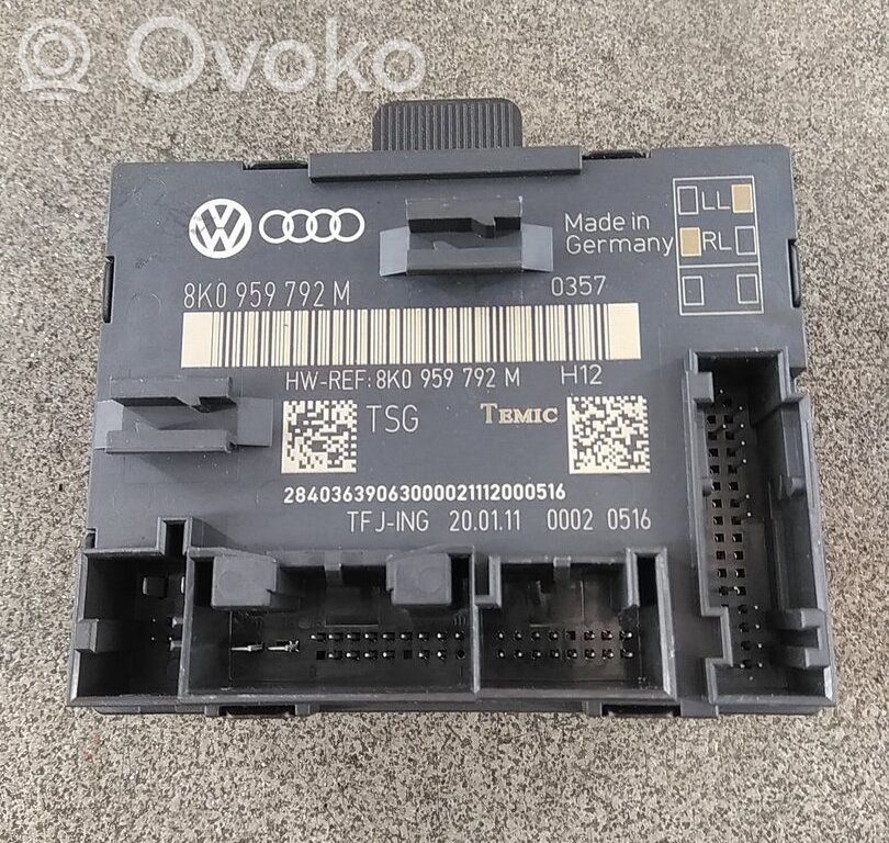 Audi Q5 SQ5 8R Module confort 