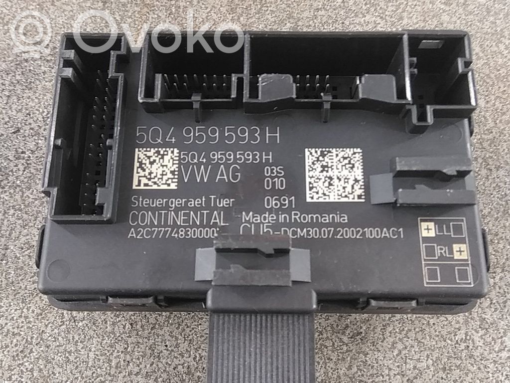 Skoda Octavia Mk4 Módulo de confort/conveniencia 