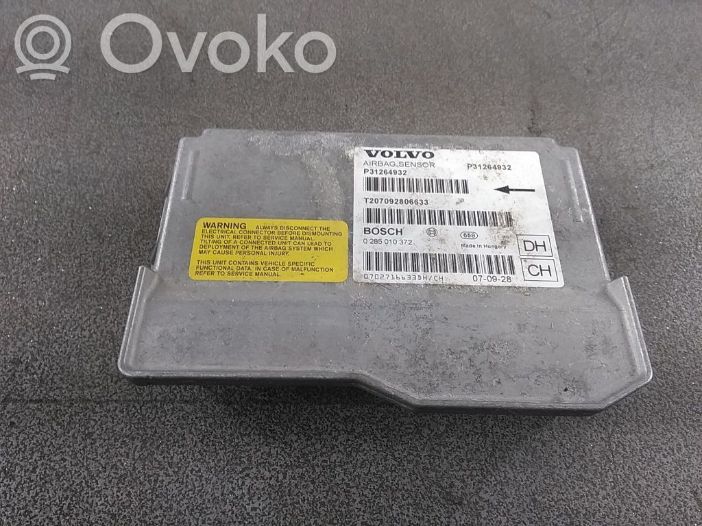 Volvo V70 Centralina/modulo airbag 