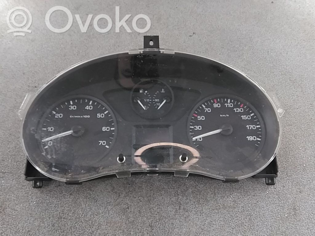 Speedometer (instrument cluster)   6106RS,9801642280