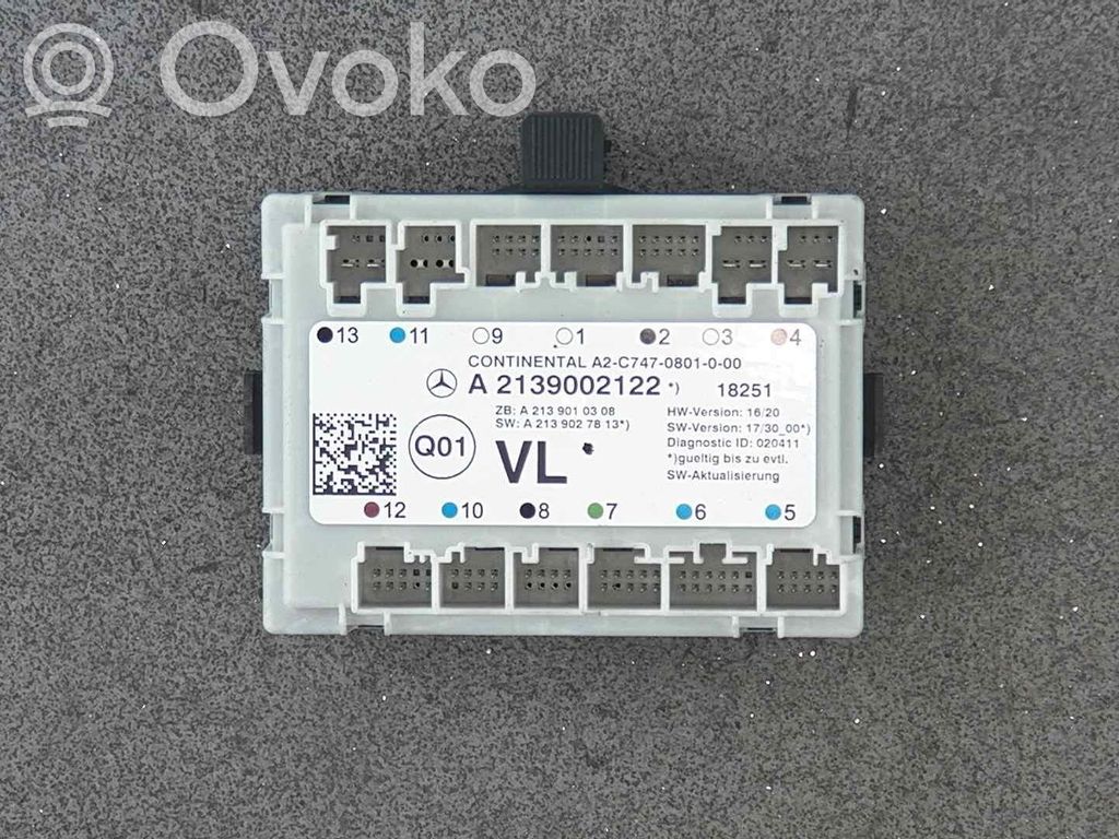 Module confort   A2139002122,A1679003911