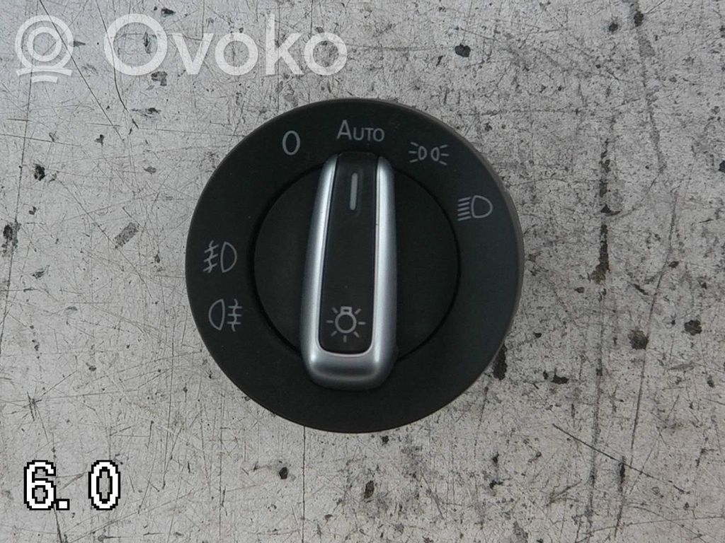 Volkswagen PASSAT B7 Interruptor de luz 