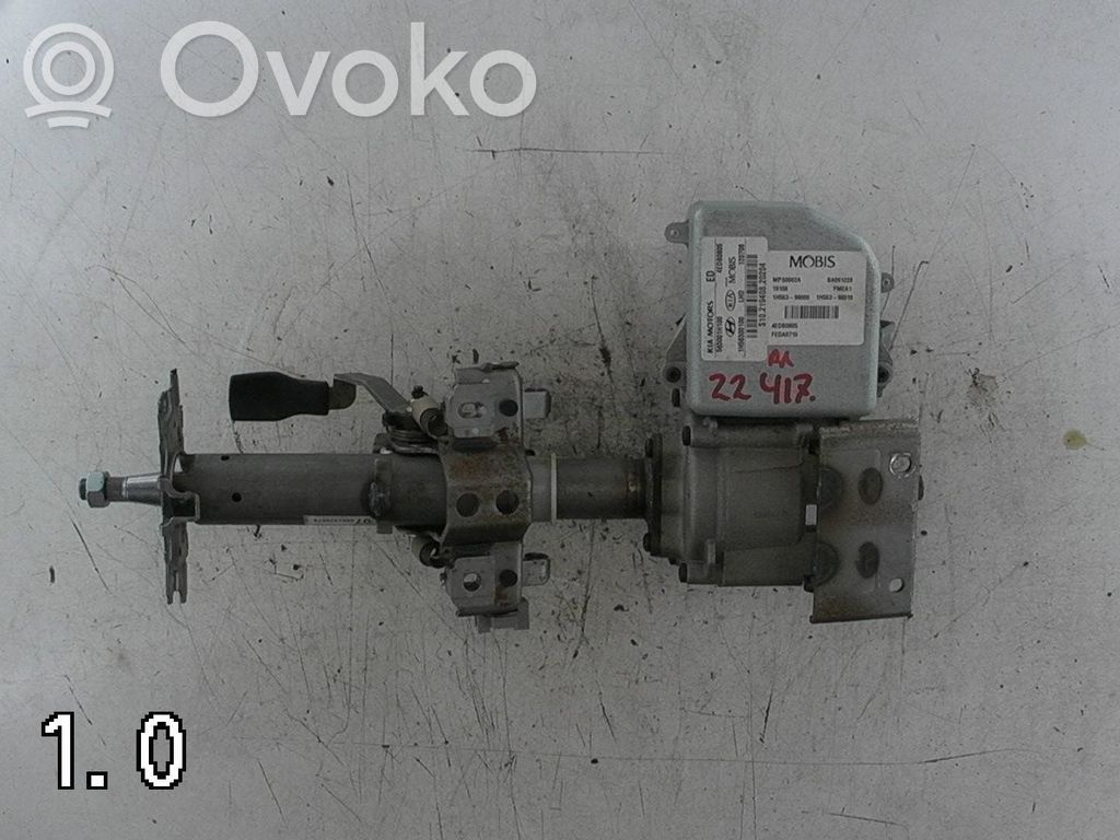 Steering wheel axle